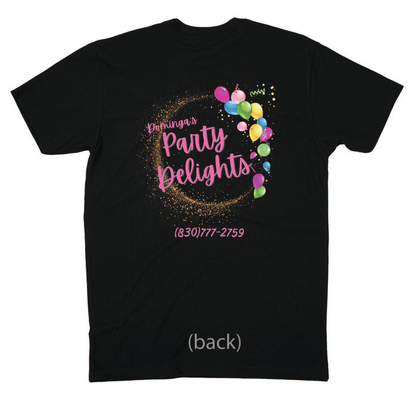 Dominga's Party Delights shirt