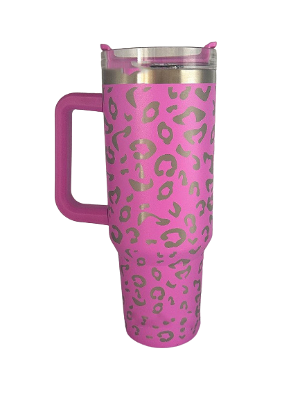 40 oz. Leopard Print Tumbler