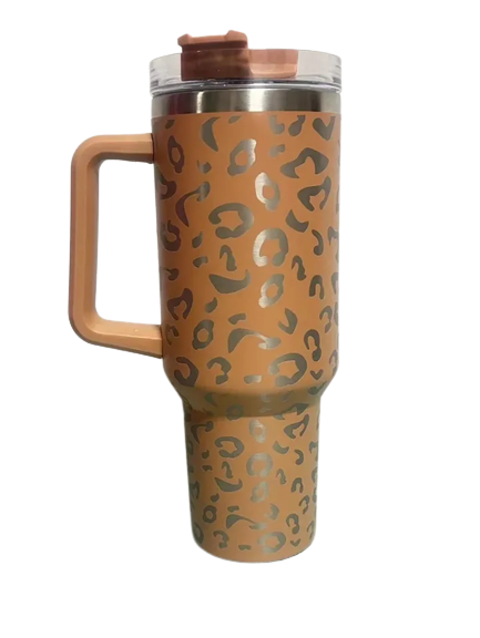 40 oz. Leopard Print Tumbler