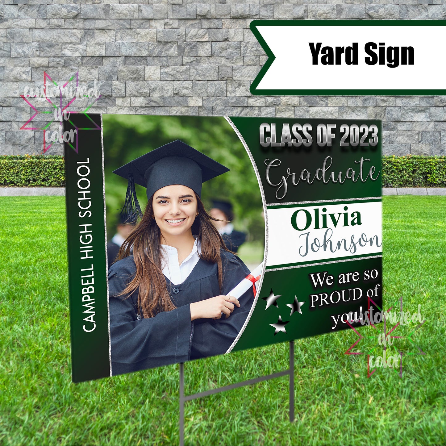 Graduation Yard Sign