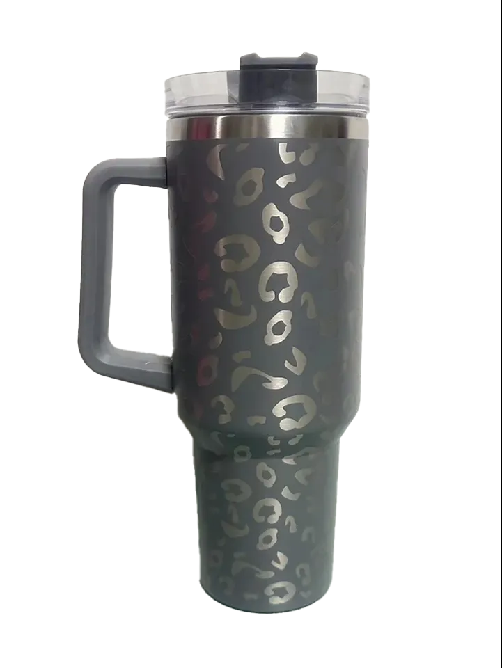 40 oz. Leopard Print Tumbler